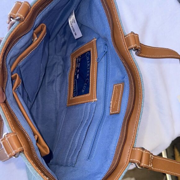 Charter Club Y2K denim BUTTERFLY SHOULDER BAG - Picture 4 of 14